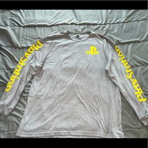 Mens PlayStation Long Sleeve T-shirt(size XL)